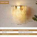 DecorBites™ Luxe Crystal Glass Wall Lamp for Aisle, Living Room, Bedroom & Corridor Lighting