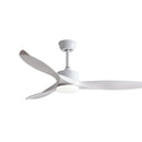 Modern black walnut grain ceiling fan with led light bedroom fan