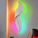 DecorBites™ LED Feather Wall Sconces for Living Room Bedroom Hotel Hall Decor