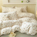 DecorBites™ Jacquard Double-Layer Yarn Fitted Sheet Set - Cloud Touch Soft Skin-Friendly Bedroom Decor