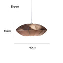 DecorBites™ Danish Pendant Light Minimalist Lantern Ufo Lampshade Rustic Fabric Lamp