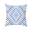 DecorBites™ Geometric Heart Round Cushion Cover for Home Decor