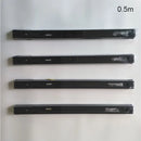 Modern black & silver ceiling track rail connector set kitchen light