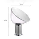 DecorBites™ Glass Radar Shade LED Desk Lamp for Bedroom & Living Room Lighting