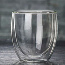 DecorBites™ Double Wall Glass Cup for Coffee Milk Juice Tea - High-resistance Drinkware