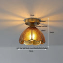 DecorBites™ Glass LED Ceiling Lamp Modern Copper Socket Ceiling Lights