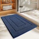 DecorBites™ Geometric Flocked Bath Mat Thicken Super Absorbent Anti-slip Bathroom Rug.