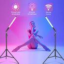 DecorBites™ LED Light Wand RGB Stick with Tripod Remote Control Handheld Lamp