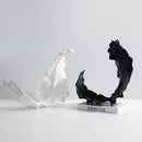 DecorBites™ Leaf Tray Resin Bowl: Handcrafted Desktop Storage & Home Decor