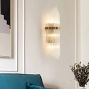 DecorBites™ Crystal Gold LED Wall Sconce for Bedroom Living Room Home Decoration