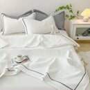 DecorBites™ Korean Style Bubble Yarn Quilted Summer Comforter Set