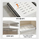 DecorBites™ Kitchen Storage Rack Drawer Organizer with Slide Rails