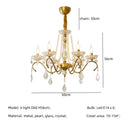 DecorBites™ Crystal LED Chandelier Living Room Luxury Lighting E14 Pendant Lamparas