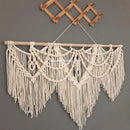 DecorBites™ Large Macrame Bohemian Tapestry Wall Hanging for Boho Decor in Living Room