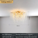 DecorBites™ Crystal Branch Chandelier: Elegant French Style Ceiling Light for Living & Dining Room