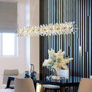 DecorBites™ Crystal Flower Chandelier: Nordic Luxury Lighting for Home Decor & Restaurant