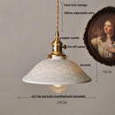 DecorBites™ Brown Wood Ceramic Tassel LED Pendant Lights for Modern Interior Lighting