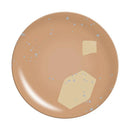 DecorBites™ Korean Style Round Bamboo Fiber Dining Plate for Desserts, Fruits, and Cakes