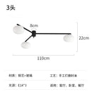DecorBites™ Black/Gold Lustre Copper Ceiling LED Modern Light Fixture for Living Room/Kitchen/Balcony