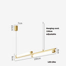 DecorBites™ Dimmable LED Acryl Chandelier Lighting Luminaire for Dinning Room