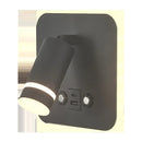 DecorBites™ LED USB Reading Wall Lamp with Dimmable Metal Body and Acrylic Shade