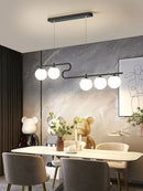 DecorBites™ Glass Ball LED Chandeliers for Home Dining Kitchen Office Decor Lighting