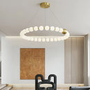 DecorBites™ Acrylic LED Chandelier: Modern Living Room Pendant Lamp