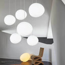 DecorBites™ Gregg Glass Pendant Light: Modern Italy Foscarini LED Hanging Lamp for Dining Room, Kitchen, Loft
