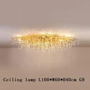 DecorBites™ Gold Crystal Tree Branch Chandelier for Dining Living Room Bedroom Decor