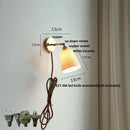 DecorBites™ Ceramic LED Wall Lights with Pull Chain Switch for Bathroom Mirror