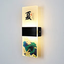 DecorBites™ Acrylic Shade LED Square Wall Lamp for Home Decor