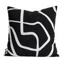 DecorBites™ Jungle Plant Raccoon Embroidered Throw Pillow Cover for Couch Sofa Bed