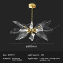 DecorBites™ Leaf-Shaped Pendant Lights for Bedroom, Living Room, and Restaurant
