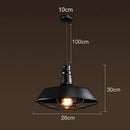 DecorBites™ Iron Pendant Lights: Rural Retro Personalized Pot Lid Chandelier