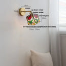 DecorBites™ Copper Wall Light with Pull Chain Switch, Modern Nordic Design