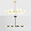 DecorBites™ Gold LED Chandelier, Modern Pendant Light for Living Room, Kitchen, Bedroom, Dining Room