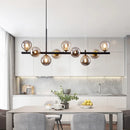 DecorBites™ Gold Glass Ball LED Pendant Light, 11 Heads, Nordic Modern Design