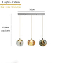 DecorBites™ Crystal LED Chandelier: Modern Living Room Suspension Light for Home Decoration