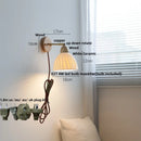 DecorBites™ Ceramic Wood Up Down Rotate LED Wall Sconce Light Fixtures