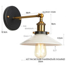 DecorBites™ LED Wall Lights: White Class Fixtures for Kitchen, Reading, Bedside Lamparas