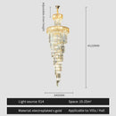 Elegant gold and blue crystal chandelier living room lighting