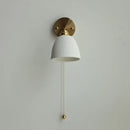 DecorBites™ Ceramic LED Wall Sconce Up Down Rotate Pull Chain Mirror Light