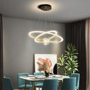 DecorBites™ Circle Ring Pendant Chandelier for Living Room Bedroom Restaurant Ceiling Lighting