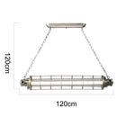DecorBites™ Industrial Chandelier for Loft Cafe Retro Bar Office Table Lamp Shopping