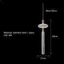 Modern starburst glass tubes led chandelier for living room
