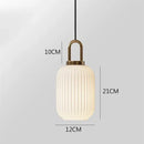 DecorBites™ Glass Stripe LED Pendant Lights for Stylish Indoor Home Decor