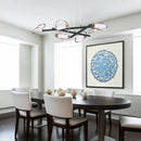 DecorBites™ Circular Ring LED Ceiling Chandelier for Home Decor - Modern Living Dining Room Pendant Light