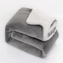 DecorBites™ Cozy Double-Layer Lamb Fleece Blanket - All Season Warmth Bedspread
