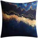 Modern blue floral cushion cover set living room decor