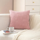 DecorBites™ Corduroy Striped Body Pillow: Soft Lumbar Support & Cozy Home Decor